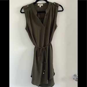 Soft flowly Shirt dress without sleeves